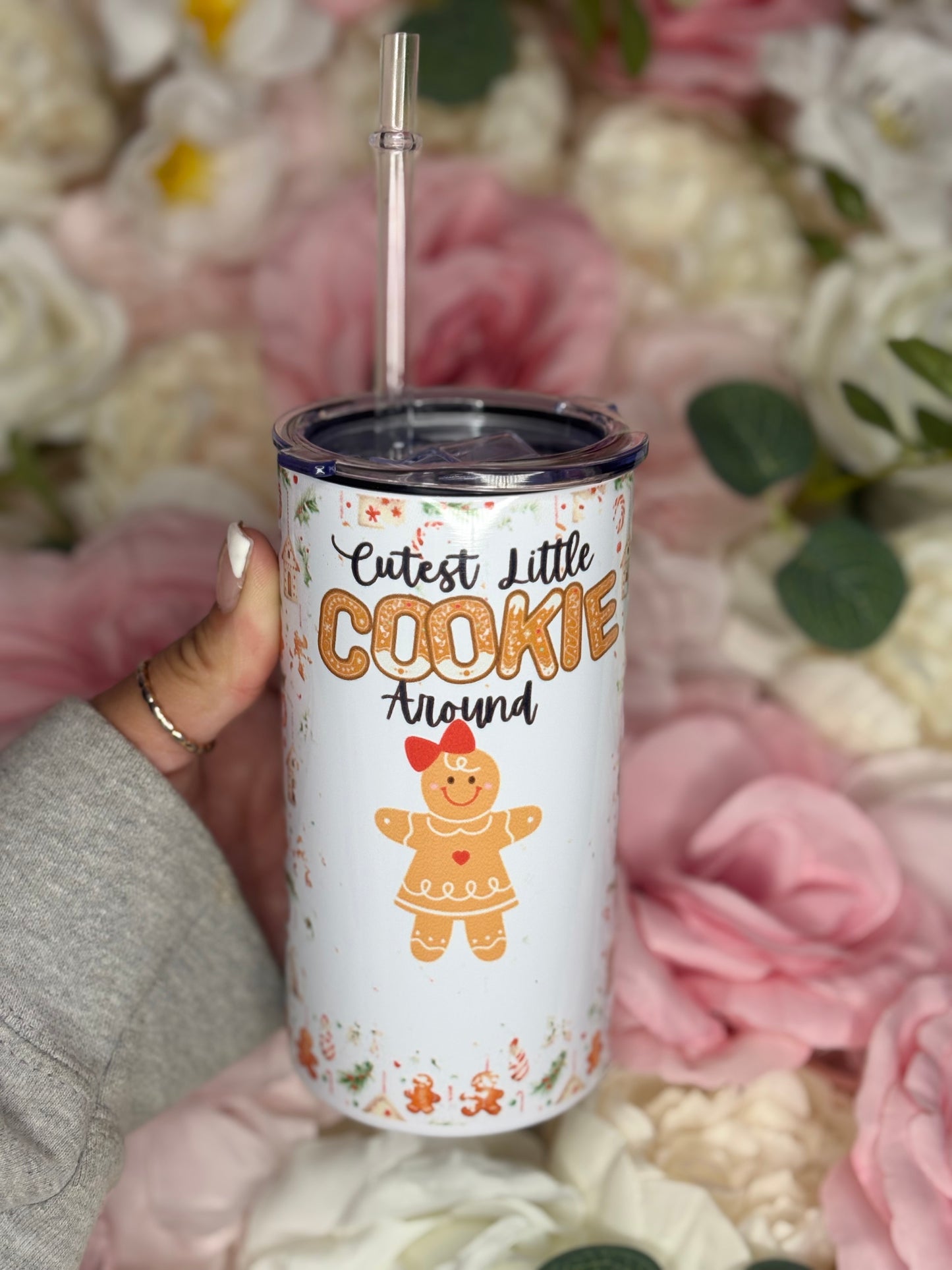 12 oz Sippy | Cutest Little Cookie | Girl