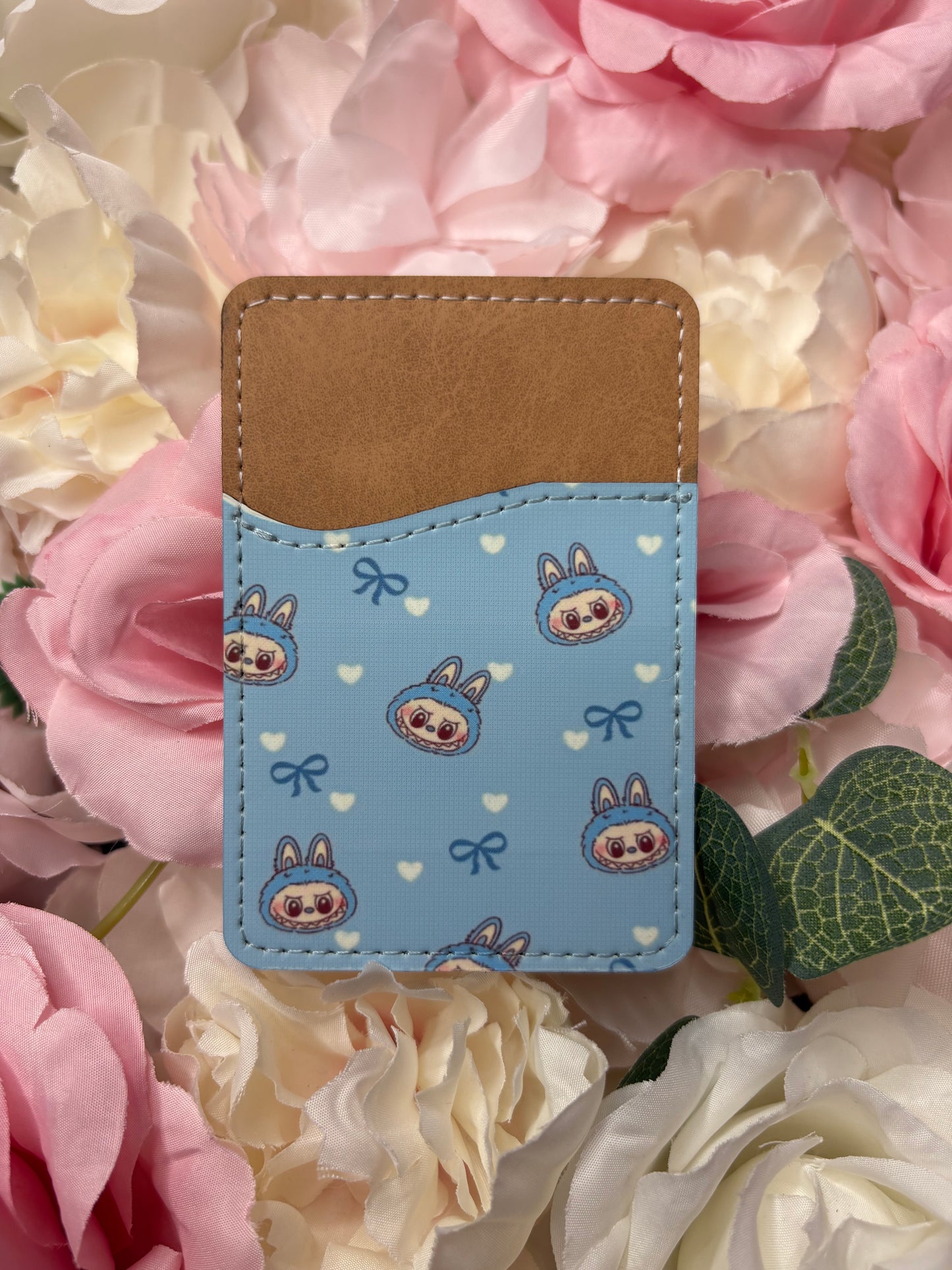 Phone Card Holder | Blue | Labubu