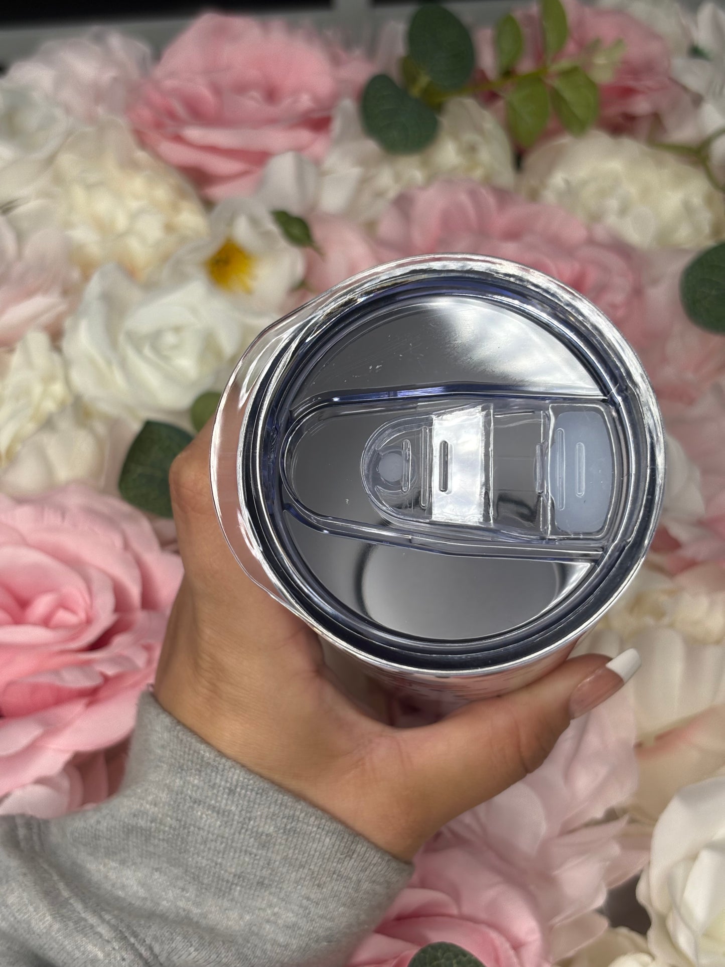 20 oz Skinny Tumbler | Mama | Pink Cheetah Print