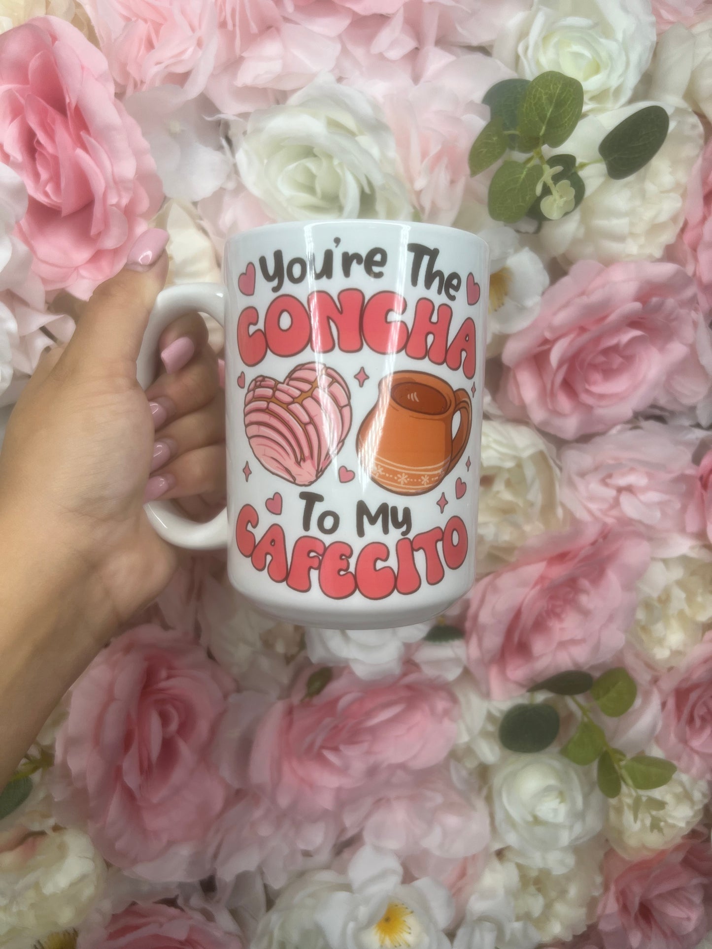 15 oz Mug | Concha y Cafecito