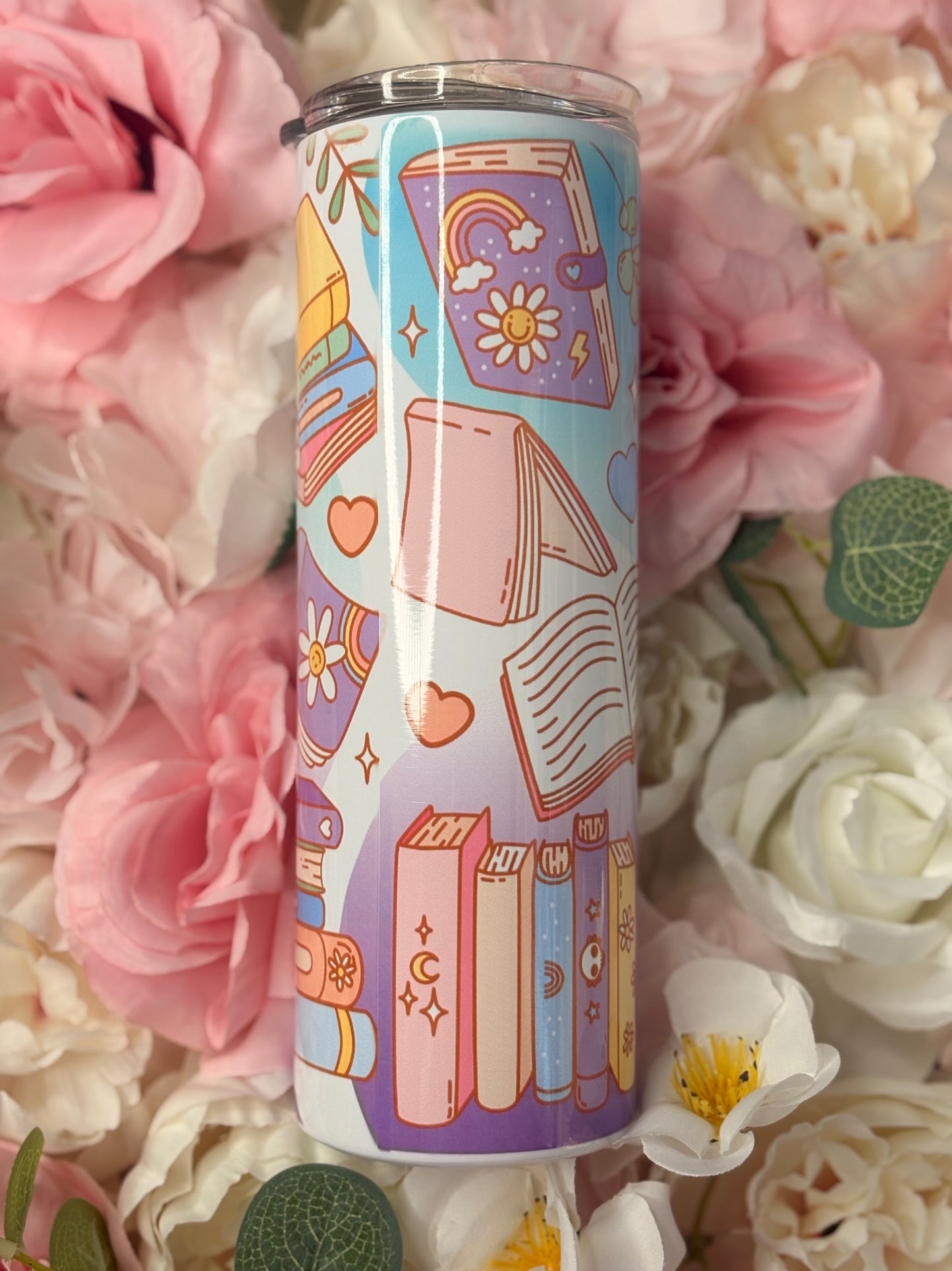 20oz Skinny Tumbler | Bookish Design