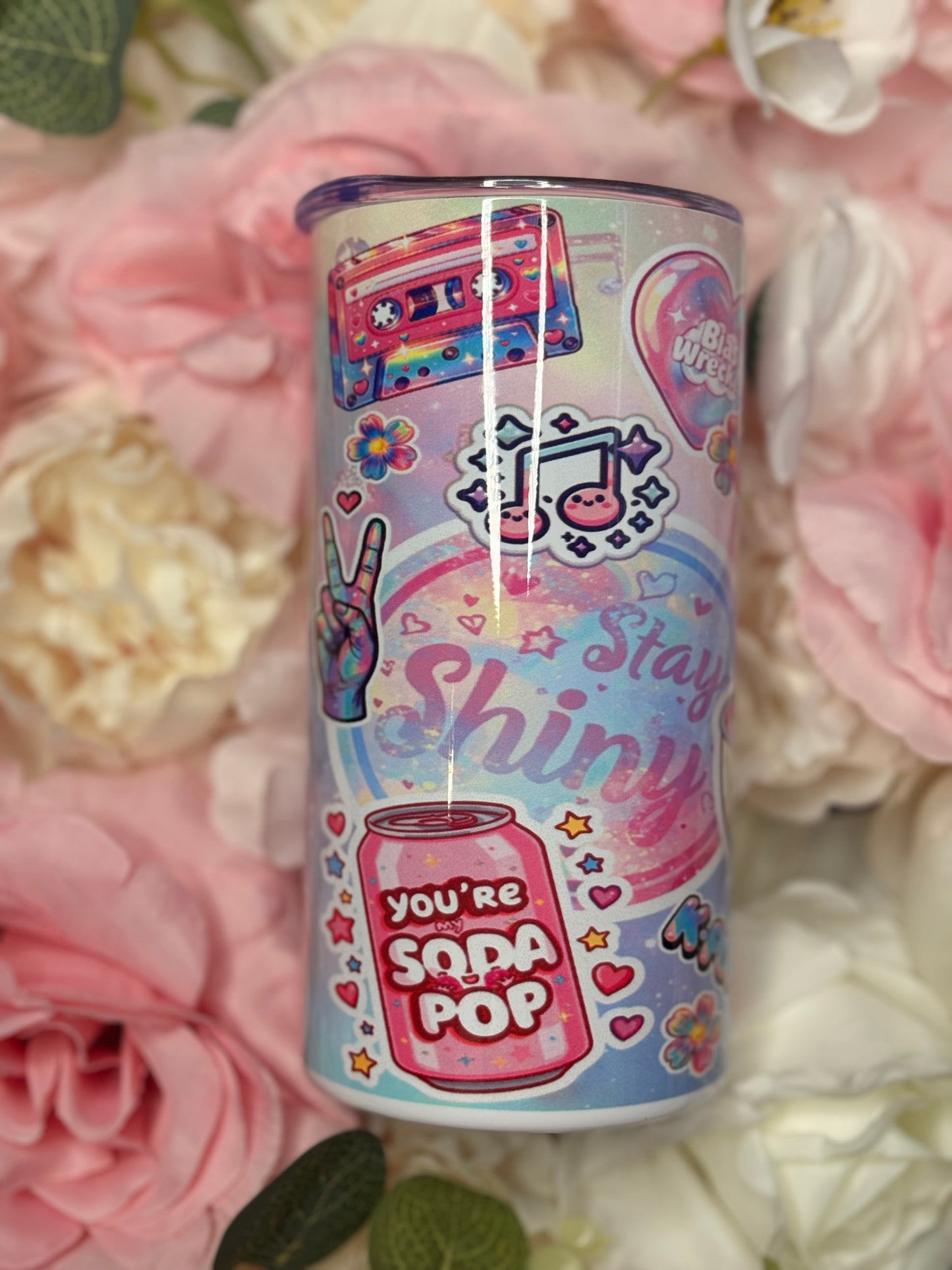 12 oz Mini Tumbler | Soda Pop | Purple
