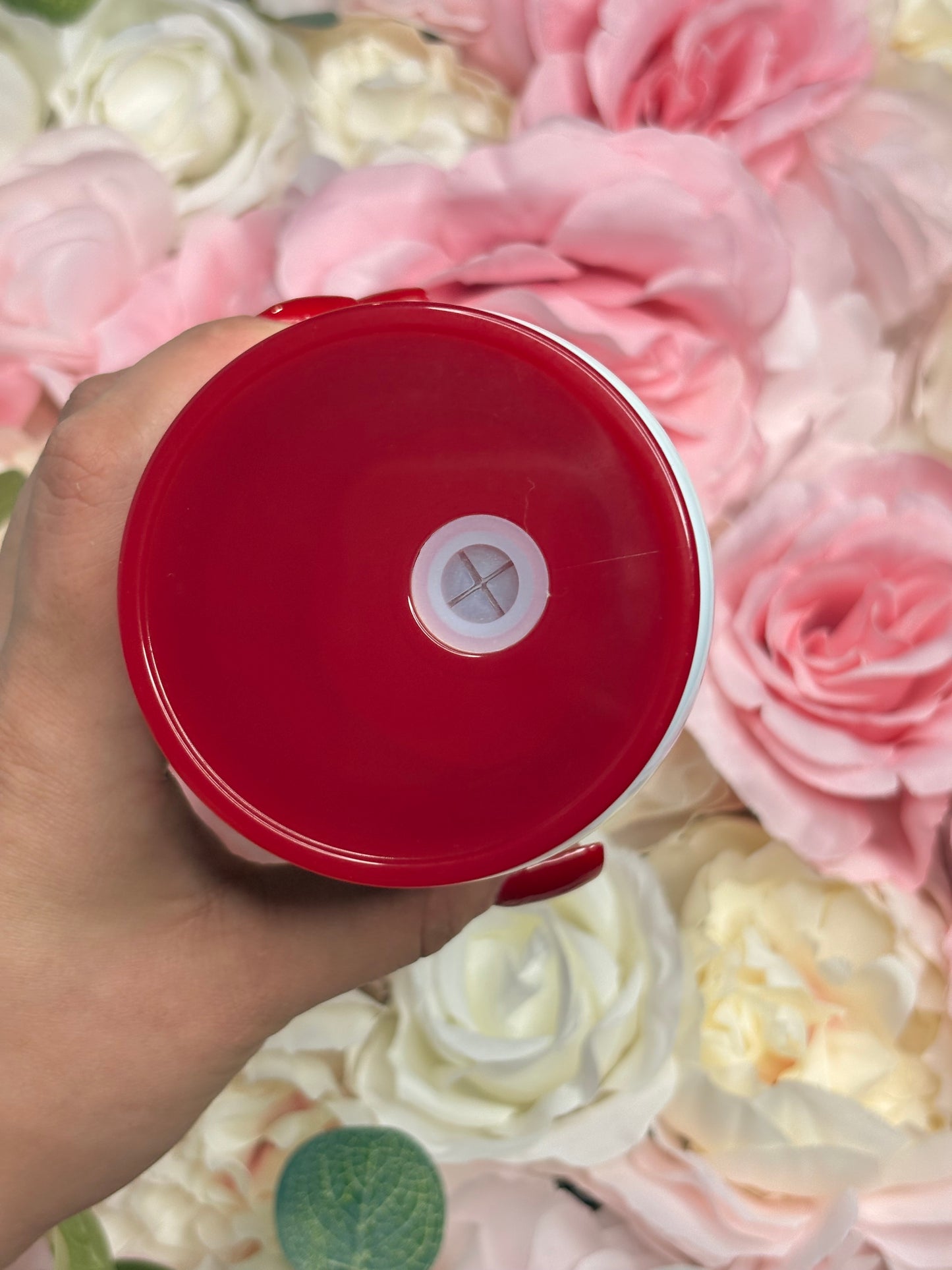 16 oz Stainless Steel Can | Cute Cupid W/ Bows | Red | Pink