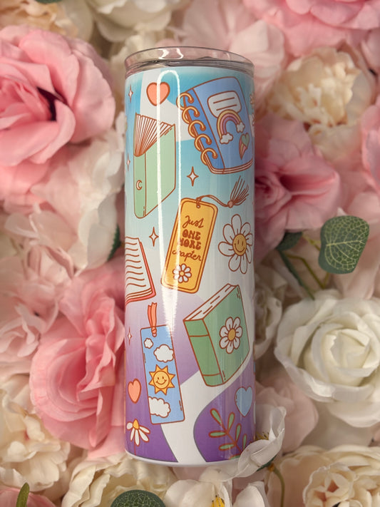 20oz Skinny Tumbler | Bookish Design