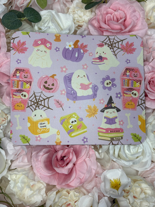 Mouse Pad | Purple | Halloween Bookish Themed