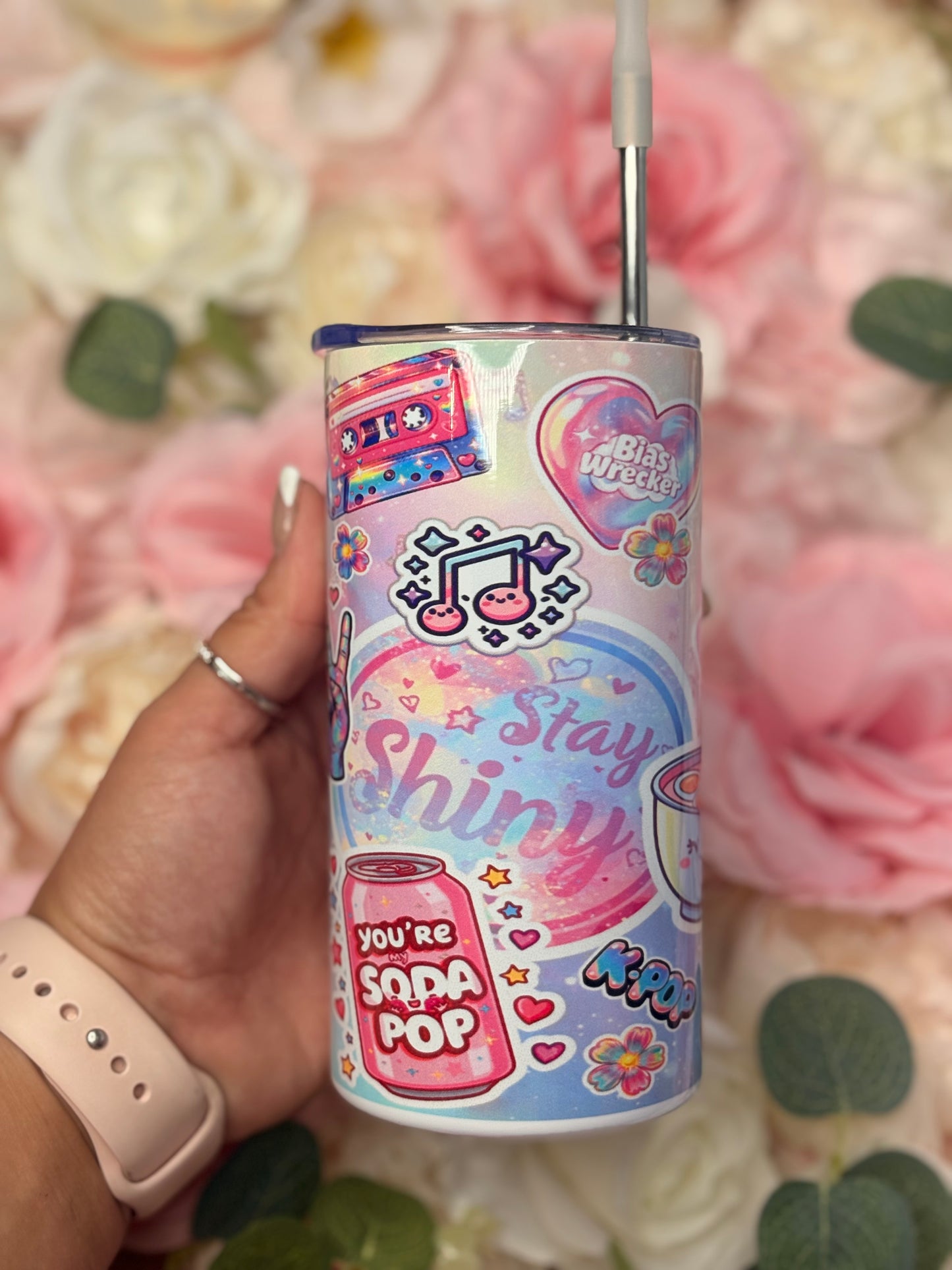 12 oz Mini Tumbler | Soda Pop | Purple