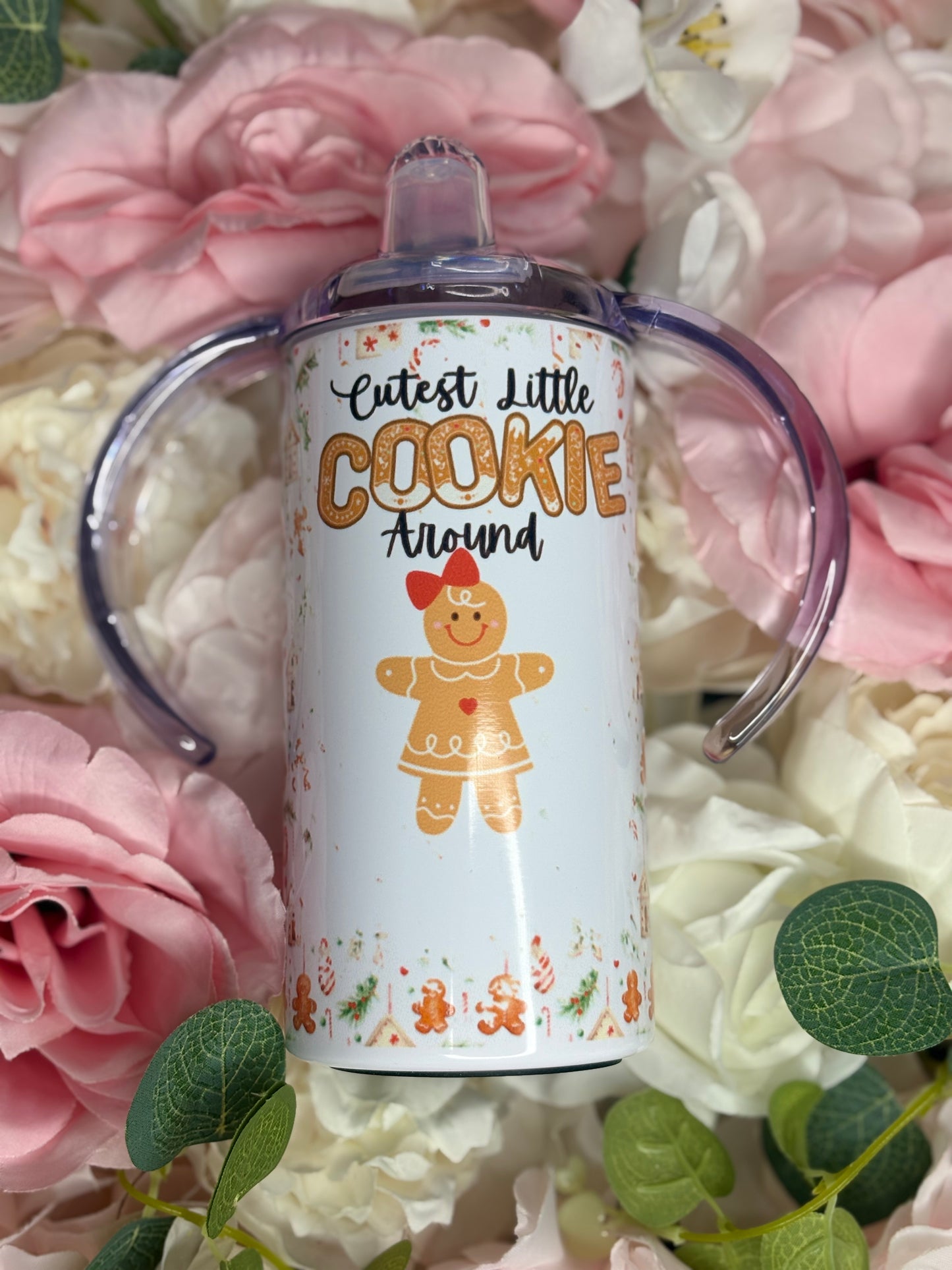 12 oz Sippy | Cutest Little Cookie | Girl
