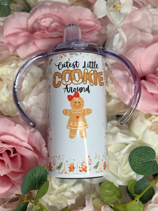12 oz Sippy | Cutest Little Cookie | Girl