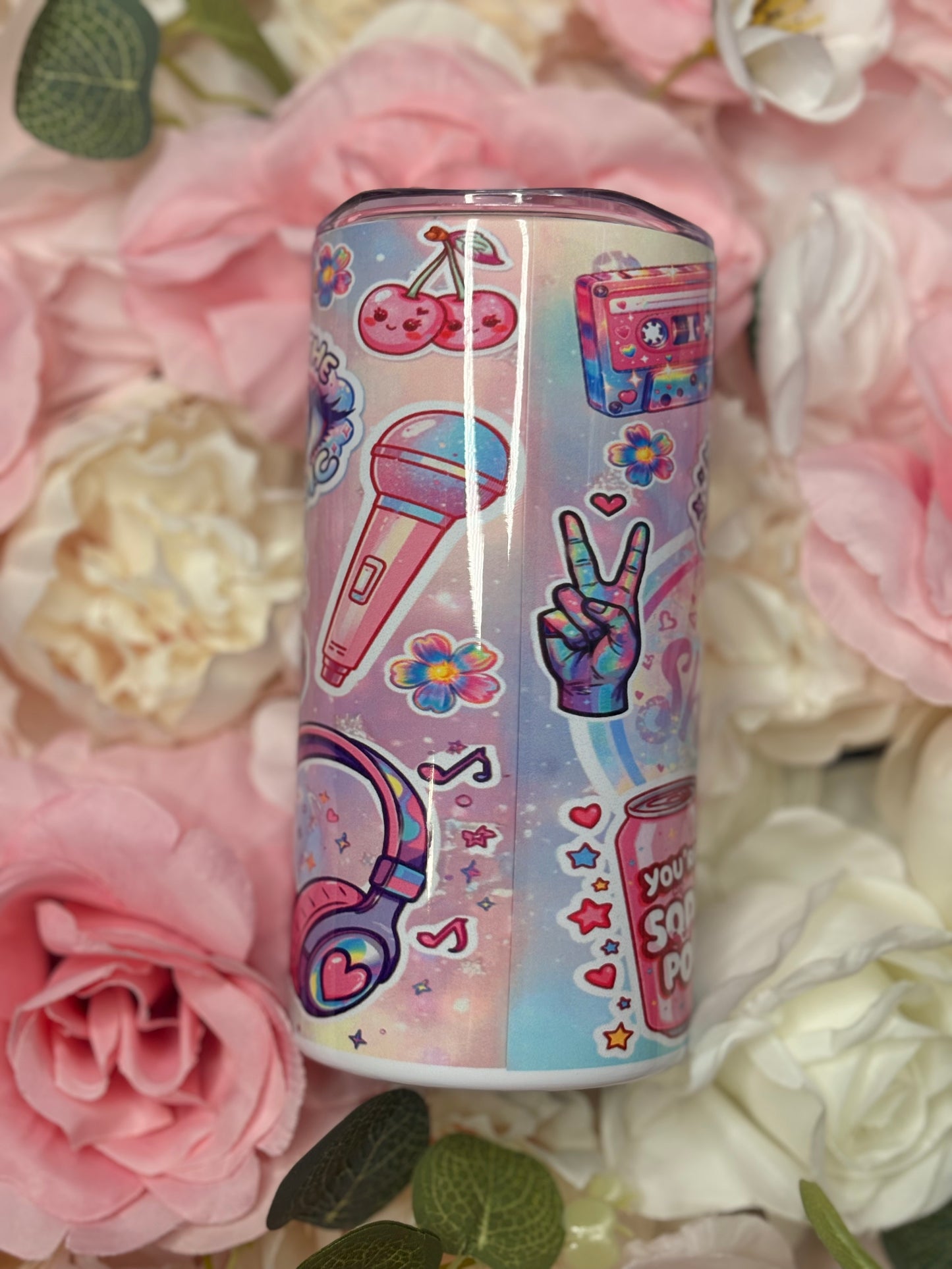 12 oz Mini Tumbler | Soda Pop | Purple
