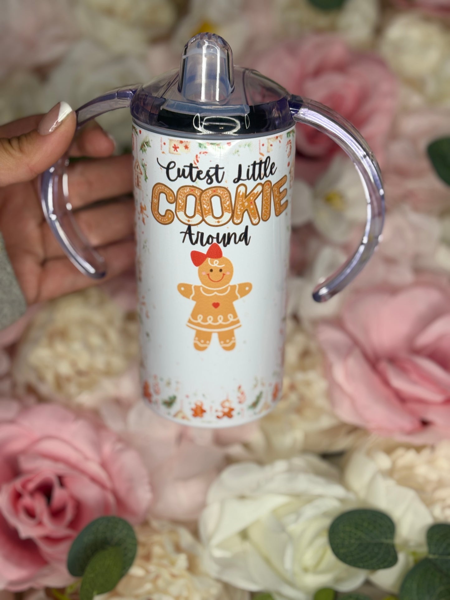 12 oz Sippy | Cutest Little Cookie | Girl