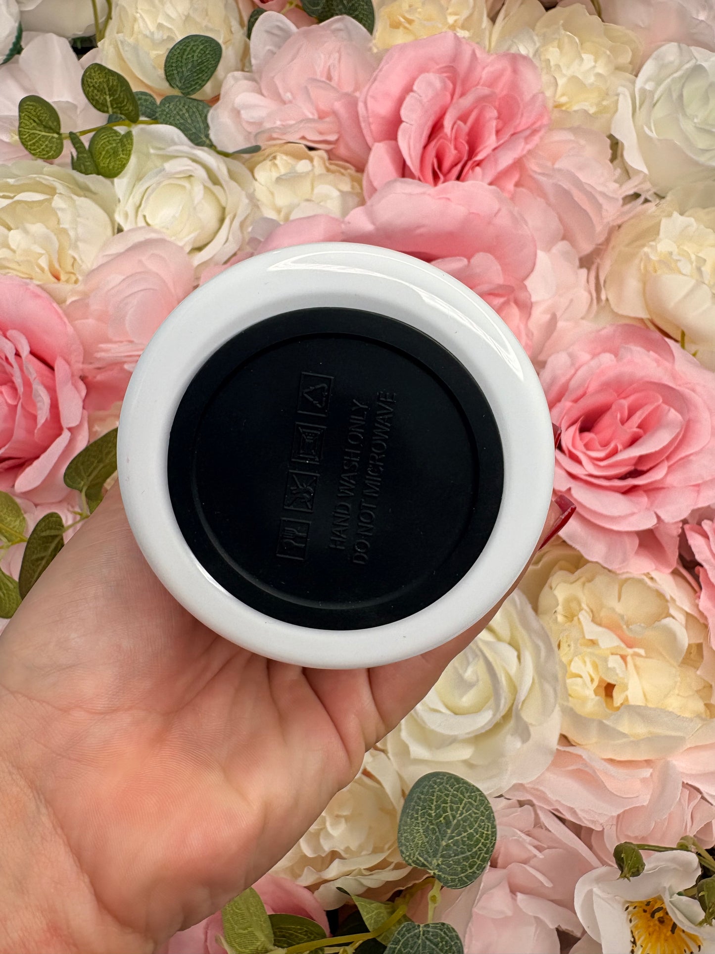 16 oz Stainless Steel Can | Cute Cupid W/ Bows | Red | Pink