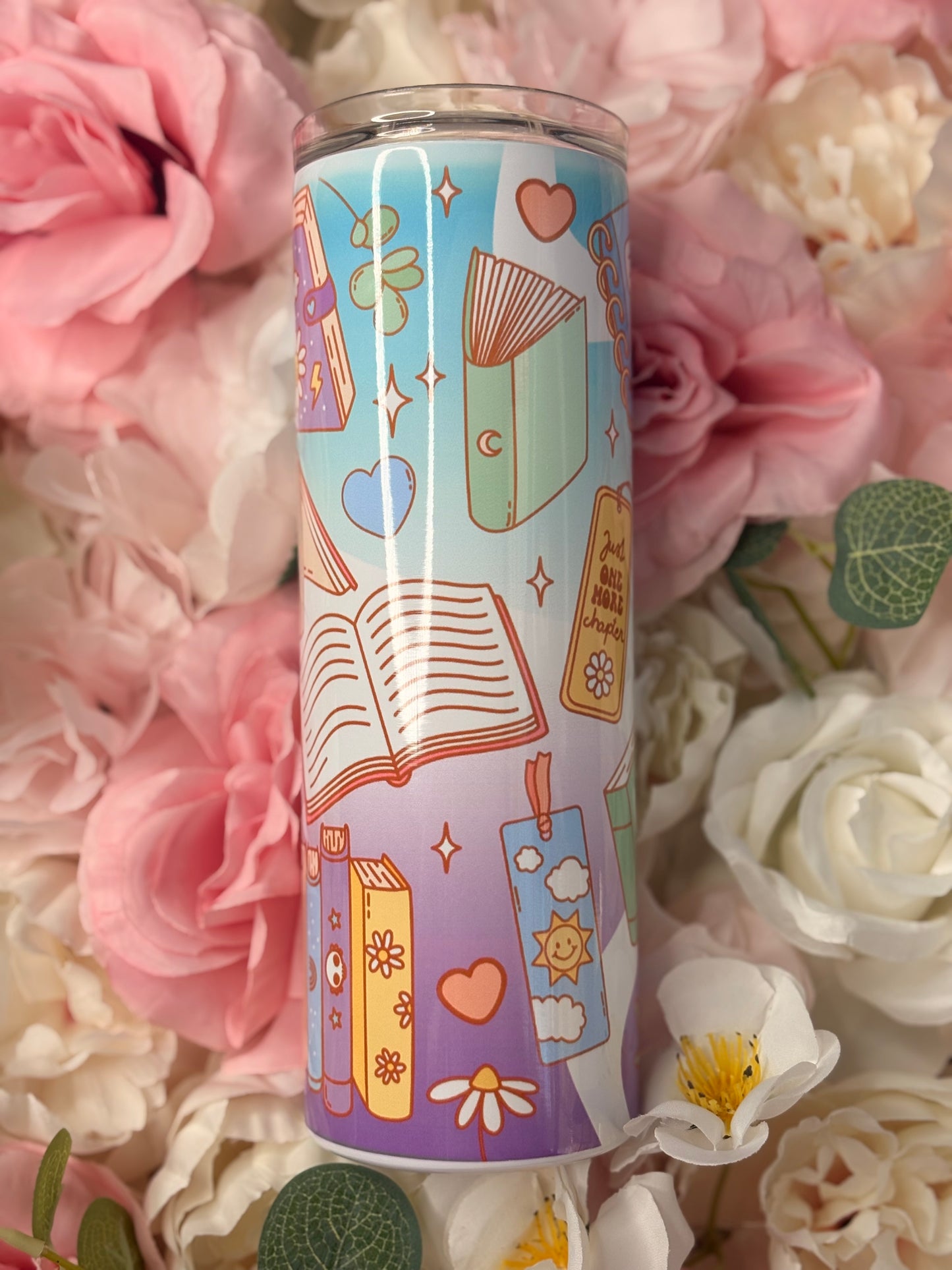 20oz Skinny Tumbler | Bookish Design