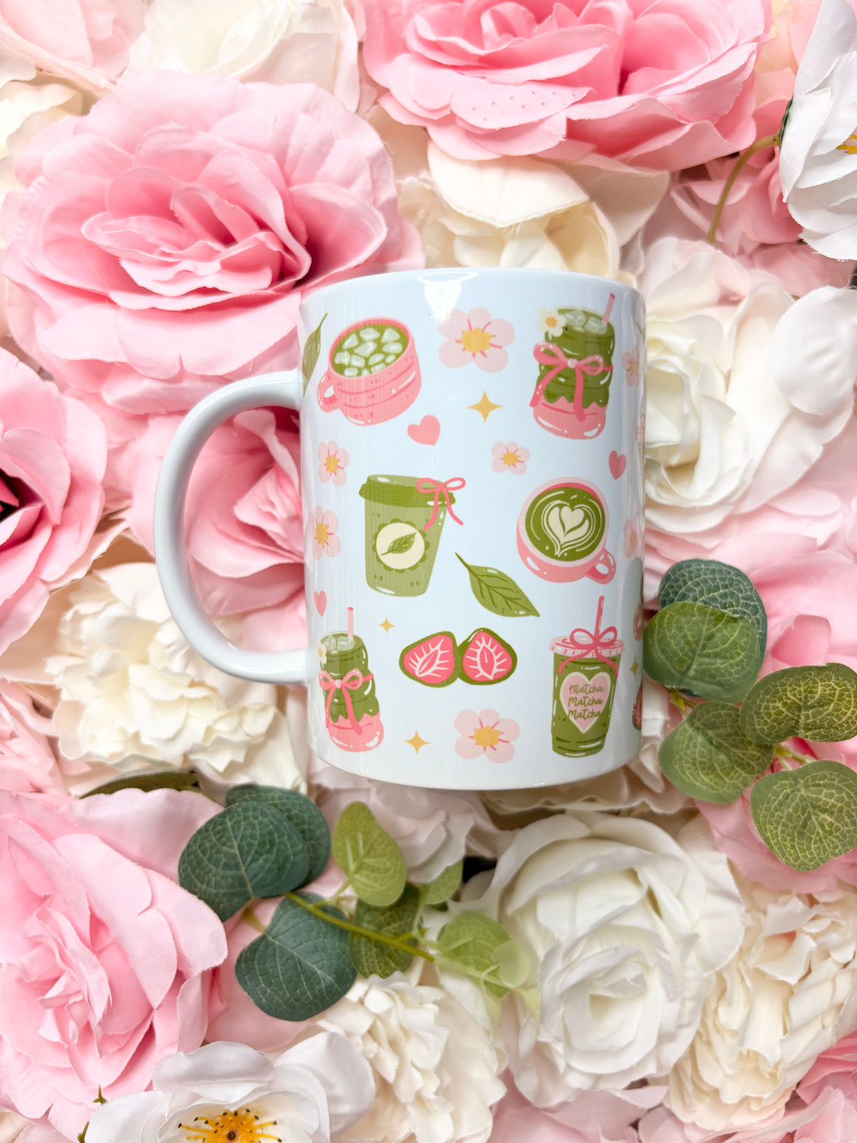 15 oz Matcha Mug and Coaster Bundle
