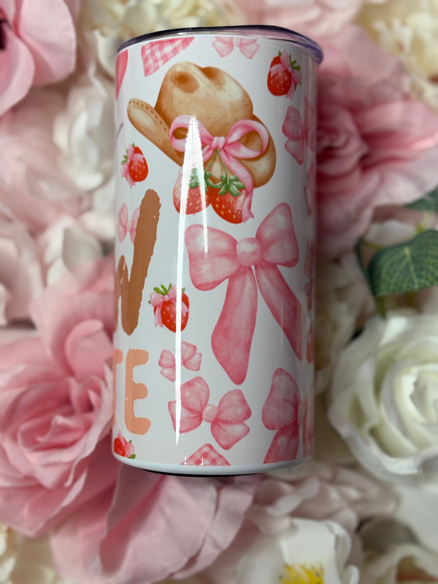 12 oz Skinny Tumbler | Holy Cow I’m Cute | Cow Themed